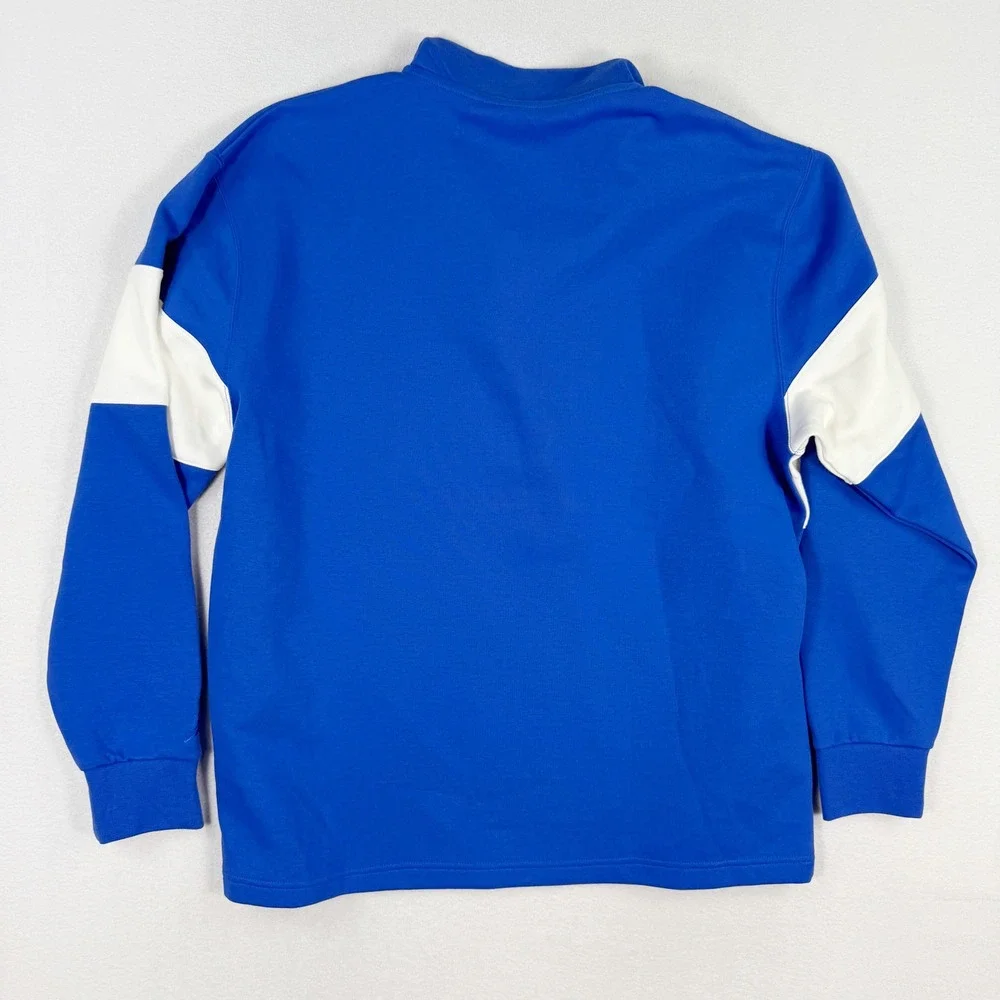 Jordan Golf 1/4-Zip Pullover Top Mens Dri-Fit Size L Blue/White HF9919-480, NEW
